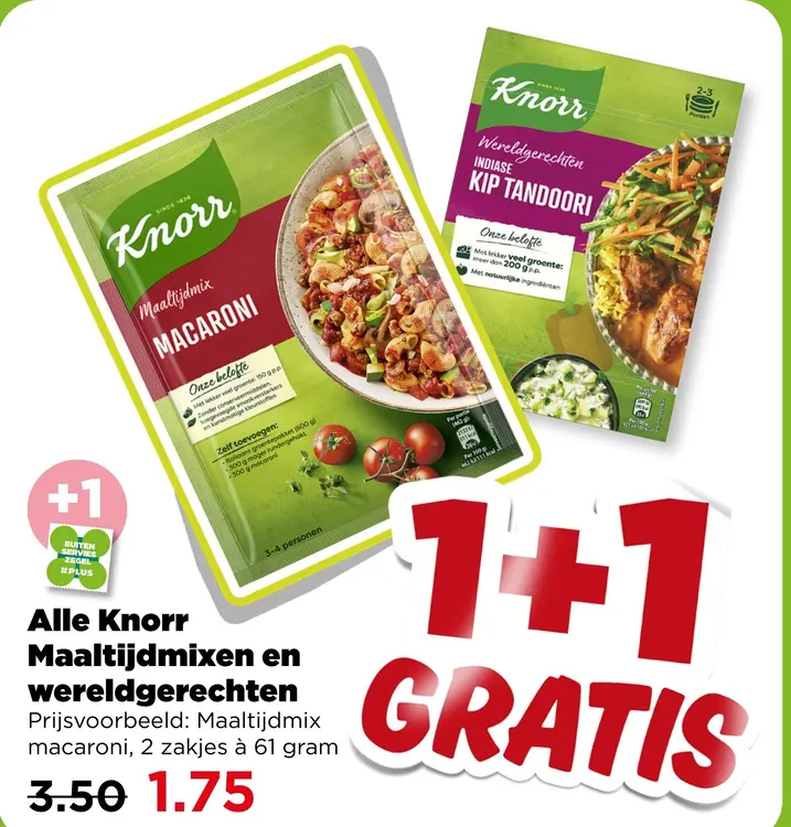 Aanbieding: Knorr Maaltijdmixen en wereldgerechten