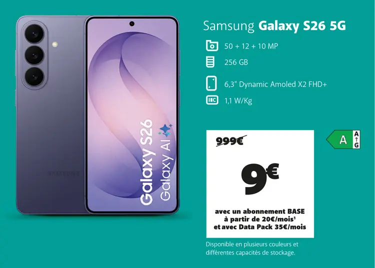 Offre: Galaxy S26 5G