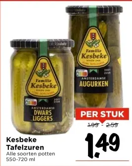 Aanbieding: Tafelzuren