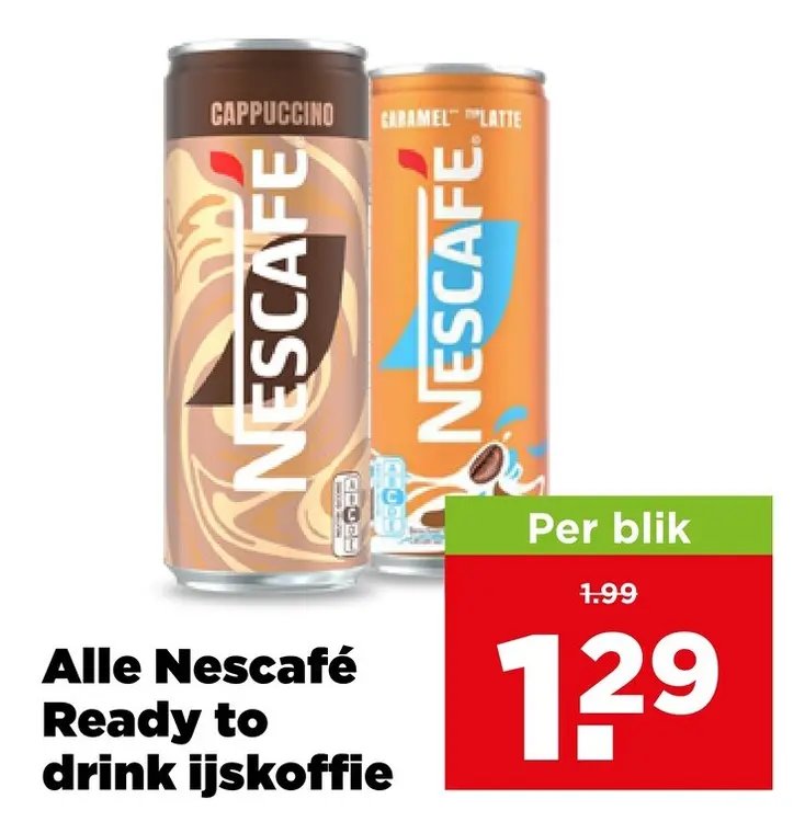 Aanbieding: Nescafé Ready to drink ijskoffie