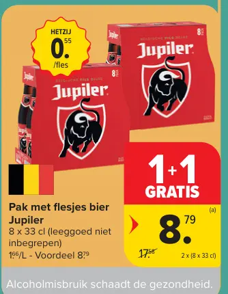 Promotie: Pak met flesjes bier