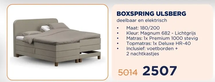 Aanbieding: Boxspring ulsberg