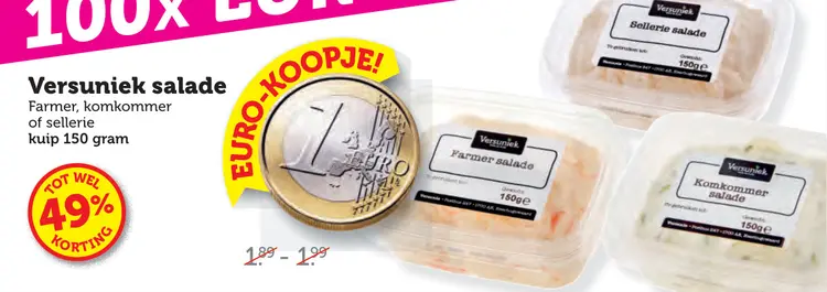 Aanbieding: Versuniek salade