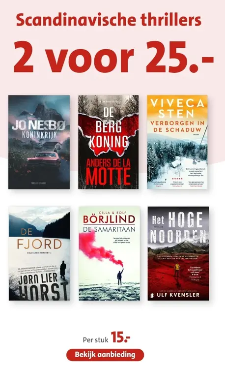 Aanbieding: Scandinavische thriller