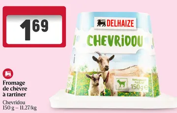 Offre: Fromage de chèvre à tartiner