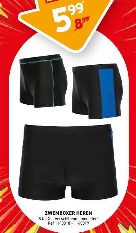 Promotie: Zwemboxer heren