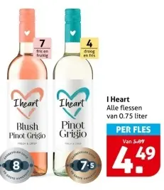Aanbieding: I Heart alle flessen
