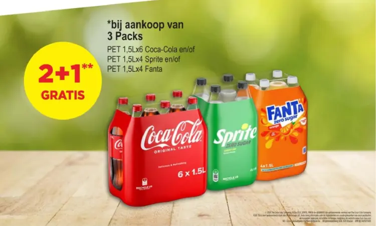 Promotie: Coca-Cola, Sprite, Fanta