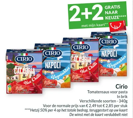 Promotie: Tomatensaus voor pasta