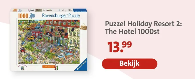 Aanbieding: Puzzel Holiday Resort 2: The Hotel 1000st