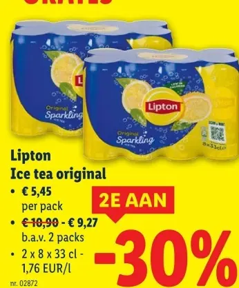 Promotie: Ice tea original