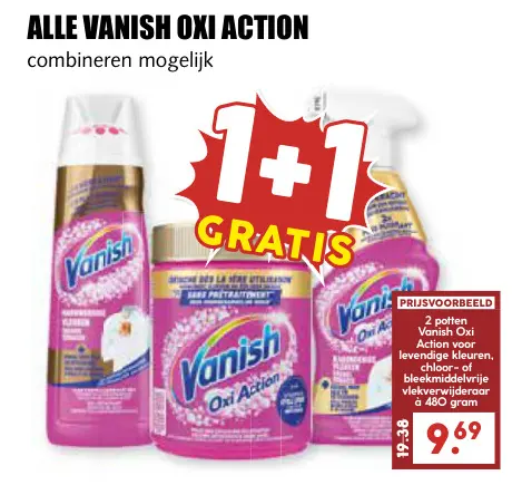 Aanbieding: Alle Vanish Oxi Action