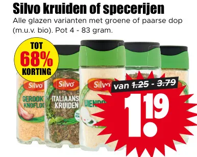 Aanbieding: Kruiden of specerijen