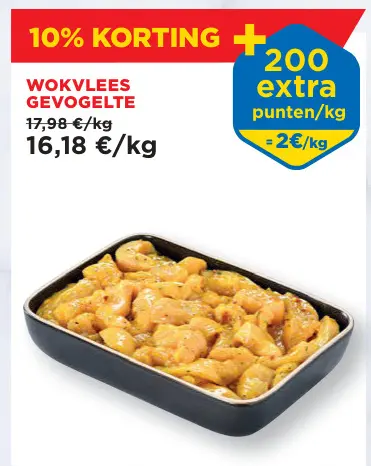 Promotie: Wokvlees gevogelte