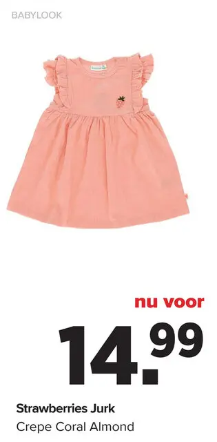 Aanbieding: Strawberries Jurk