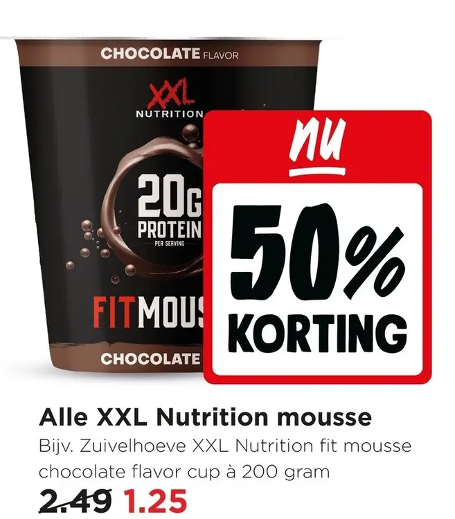 Aanbieding: Alle XXL Nutrition mousse