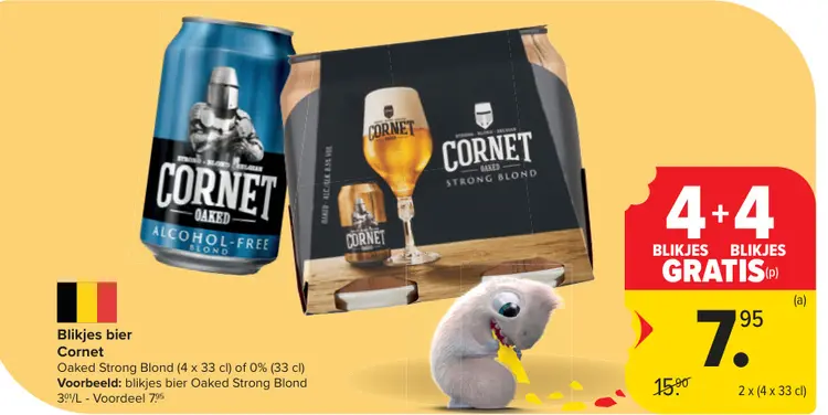 Promotie: Blikjes bier Cornet