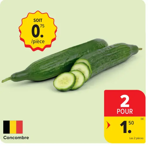Offre: Concombre