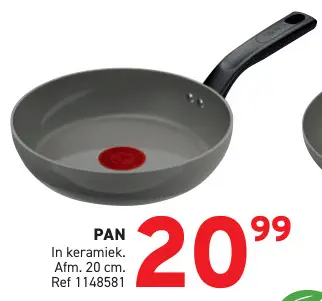 Aanbieding: Pan in keramiek 20 cm