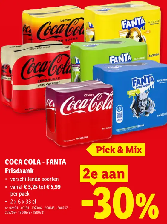 Promotie: Frisdrank