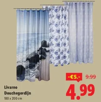 Aanbieding: Douchegordijn