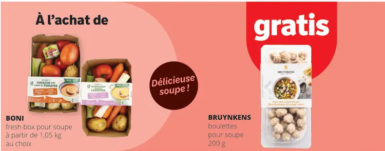 Offre: Fresh box pour soupe