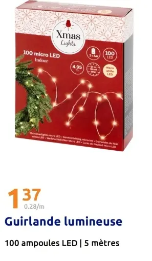 Offre: Guirlande lumineuse