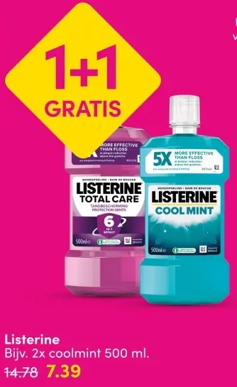 Aanbieding: Listerine Total Care & Cool Mint