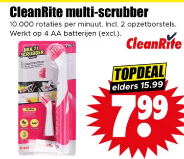 Aanbieding: CleanRite multi-scrubber