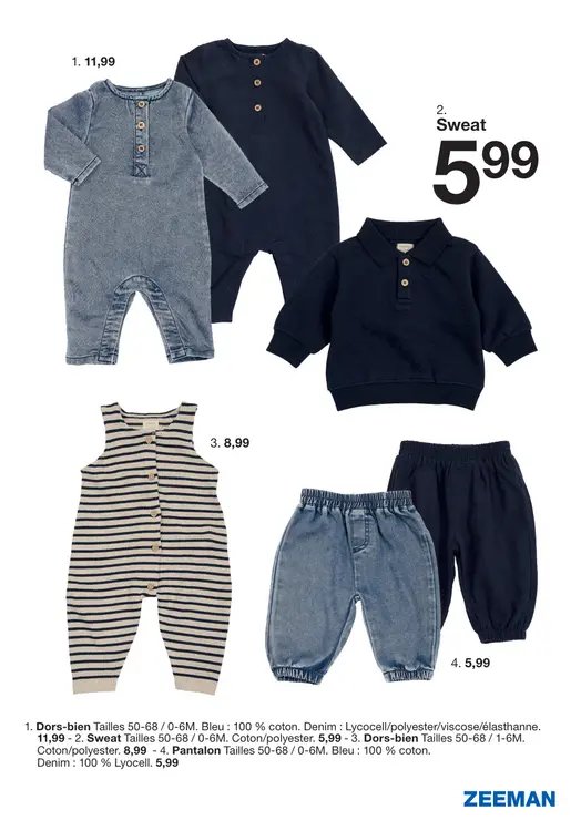 Offre: Dors-bien, Sweat, Pantalon