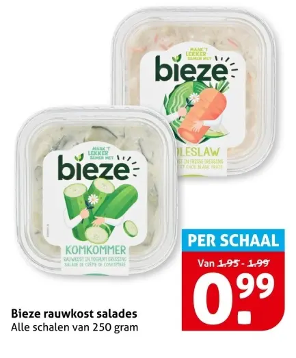 Aanbieding: Rauwkost salades