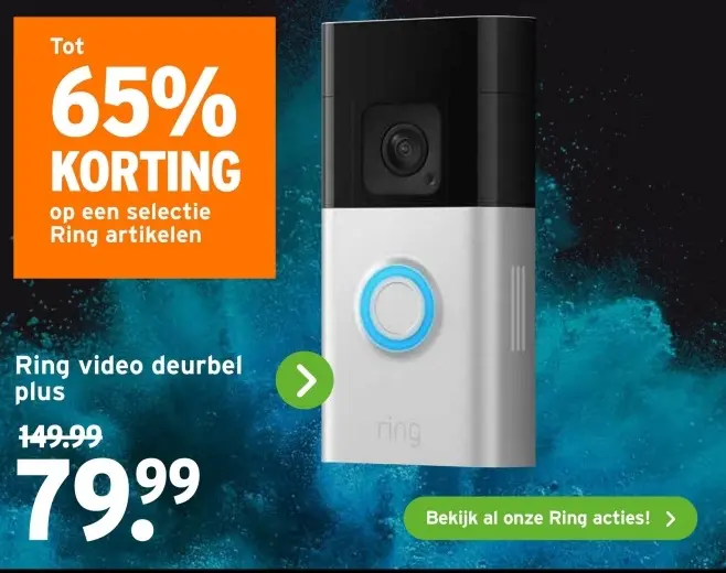 Aanbieding: video deurbel plus