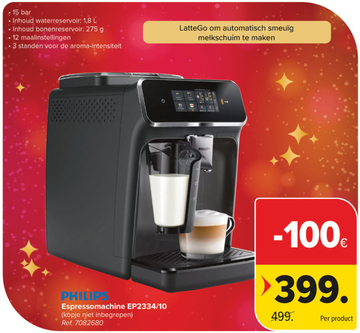 Aanbieding: Espressomachine EP2334/10