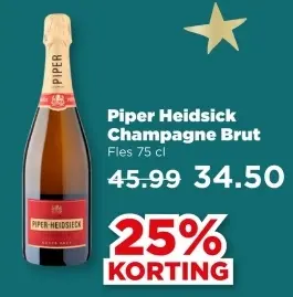 Aanbieding: Piper Heidsick Champagne Brut