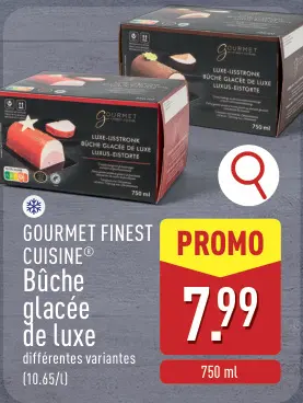Offre: Bûche glacée de luxe
