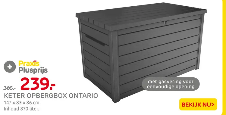 Aanbieding: Keter opbergbox ontario
