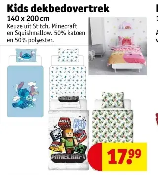 Aanbieding: Kids dekbedovertrek