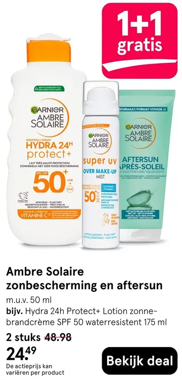 Aanbieding: Ambre Solaire zonbescherming en aftersun