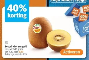 Aanbieding: Zespri kiwi sungold