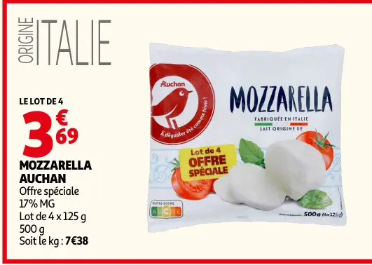 Offre: Mozzarella