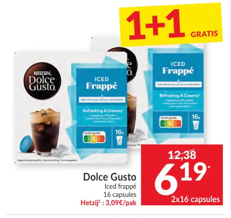 Promotie: Iced frappé
