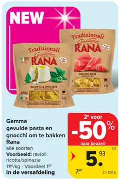 Aanbieding: Gamma gevulde pasta en gnocchi om te bakken