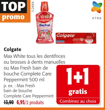 Offre: Max White tous les dentifrices 