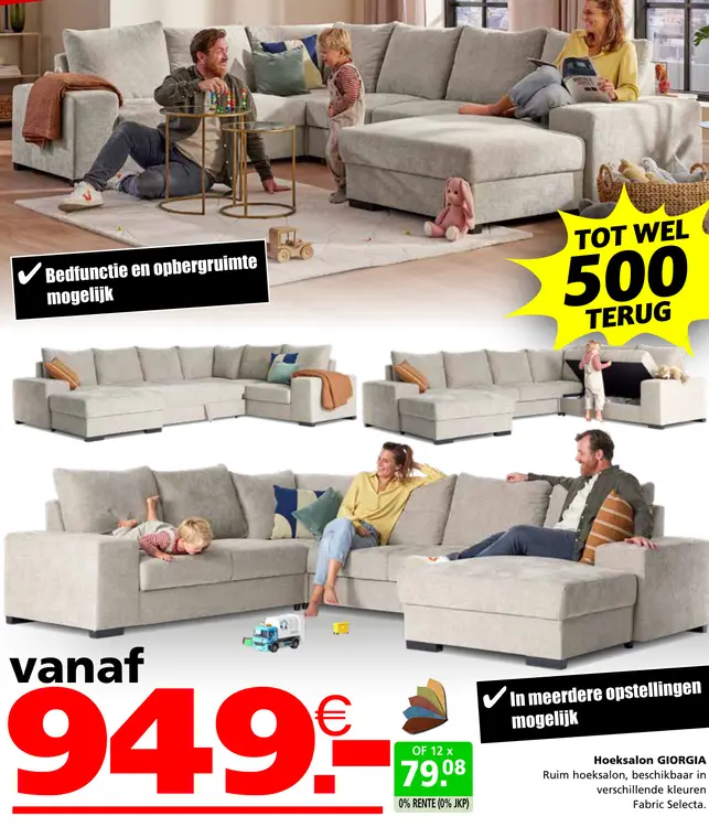 Promotie: Hoeksalon GIORGIA