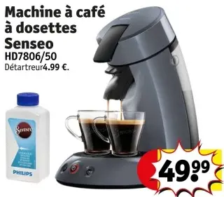Offre: Machine à café à dosettes Senseo HD7806/50