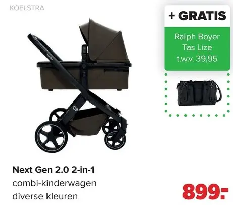 Aanbieding: Next Gen 2.0 2-in-1 combi-kinderwagen