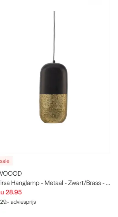 Aanbieding: Tirsa Hanglamp