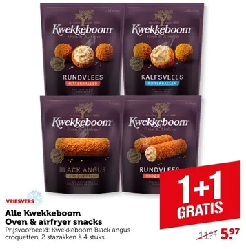 Aanbieding: Alle Kwekkeboom Oven & airfryer snacks