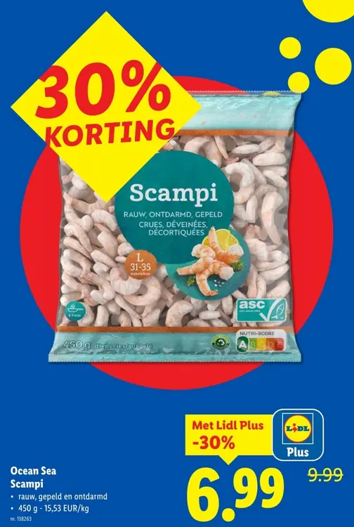 Promotie: Scampi