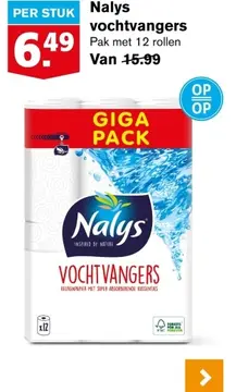 Aanbieding: Nalys vochtvangers